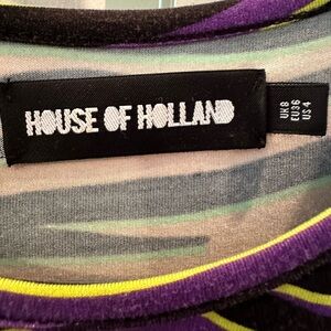 HOUSE of HOLLAND ladies cotton shirt dress Size 4